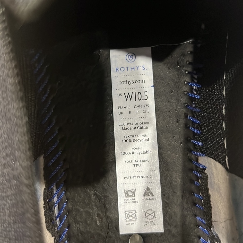 Rothy’s Sneaker SZ 10.5 - Picture 9 of 10